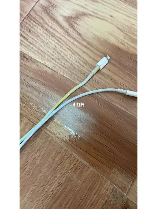 大家的苹果数据线也这样吗