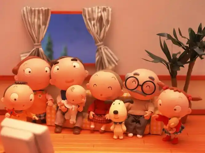 韩国玩偶欢乐家庭桌面壁纸第13张