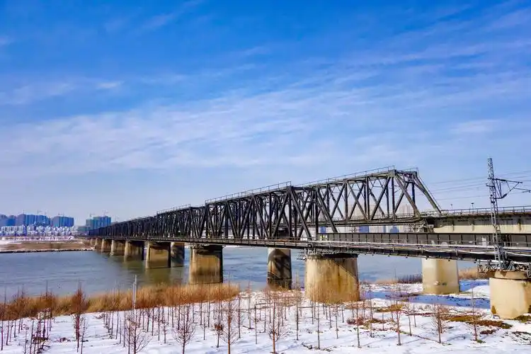 安徽省重点文物保护单位蚌埠市津浦铁路淮河铁桥