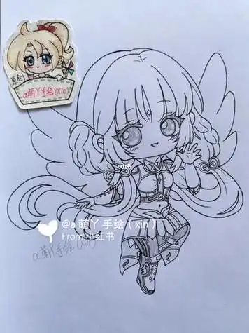 斗罗大陆白沉香简笔画