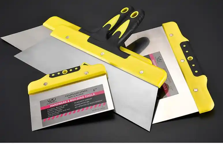 厂家批发油灰铲刀括灰刀油漆批灰刀腻子刮板大号墙刀塑料柄小铲刀