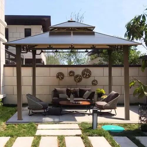 远茂户外亭子庭院布置凉亭室外院子露台帐篷别墅花园小亭子遮阳棚