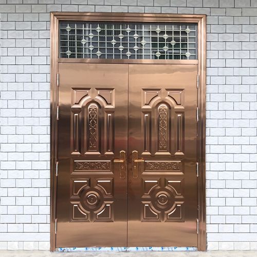 大门不锈钢开门农村乡村家用别墅防盗门进户门