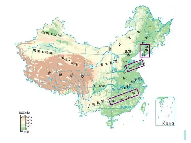 盆地.平原.丘陵.地势ppt