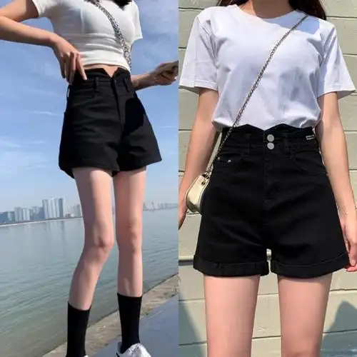 黑色高腰短裤测评后续