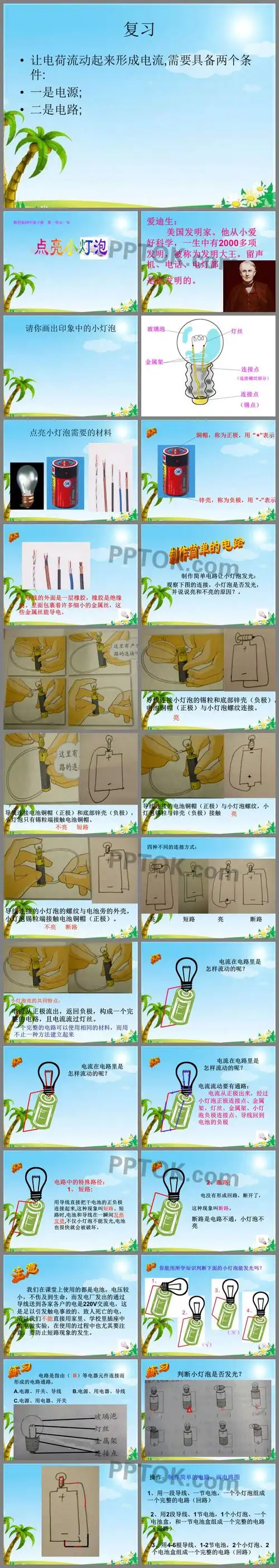 教科版科学四年级下册第一单元点亮小灯泡ppt课件
