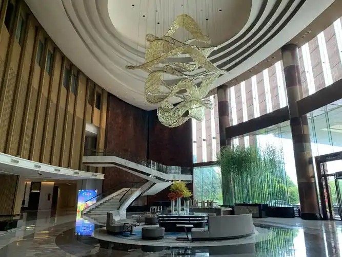 酒店大堂希尔顿大堂七星级酒店大堂-照片希尔顿逸林酒店大堂吧图片