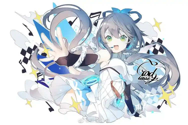 画师水印言和洛天依 - 堆糖,美图壁纸兴趣社区