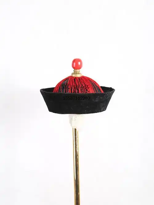 清朝大臣官帽太监清兵烦兵僵尸影视戏曲达子帽淘宝网