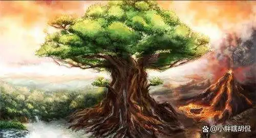 山海经中的通天神树