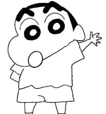 壁纸 头像 手机蜡笔小新简笔画图片蜡笔小新简笔画_七七简笔画网蜡笔