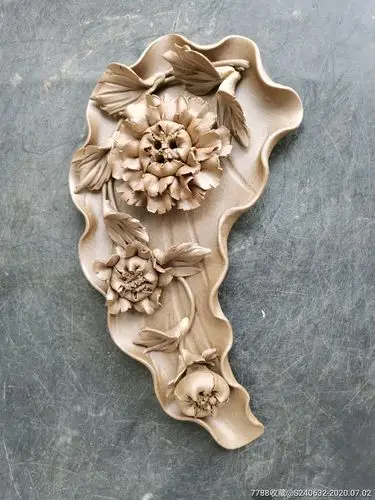 秋叶牡丹花插香盘