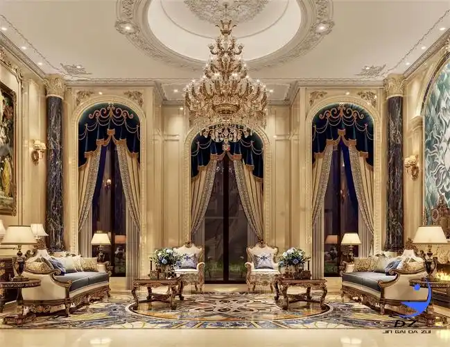 法式宫廷挑空效果图表现