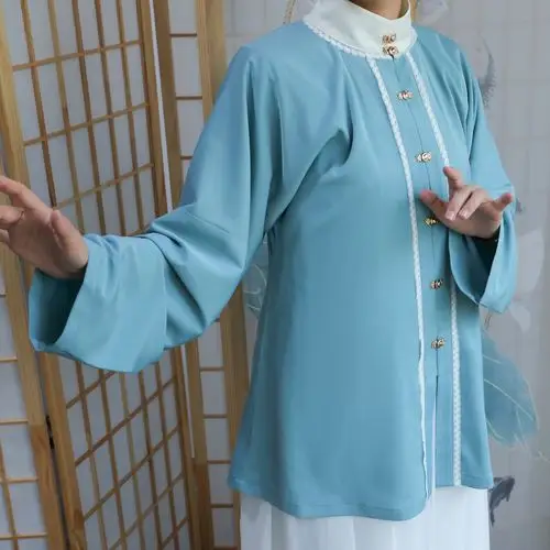 【菀菀】立领对襟多色短衫 - 井唐汉服