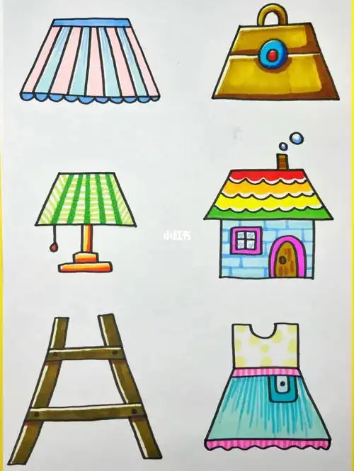 来看看梯形简笔画吧