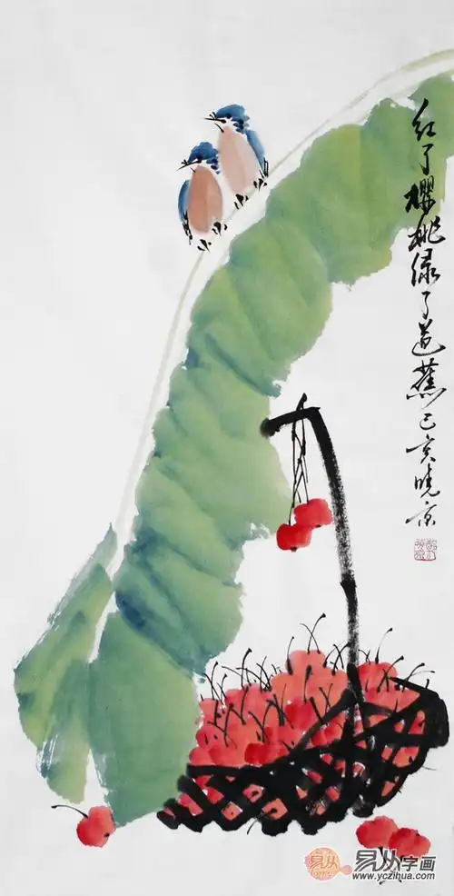 当代艺术欣赏 诗人画家郑晓京写意花鸟画新作