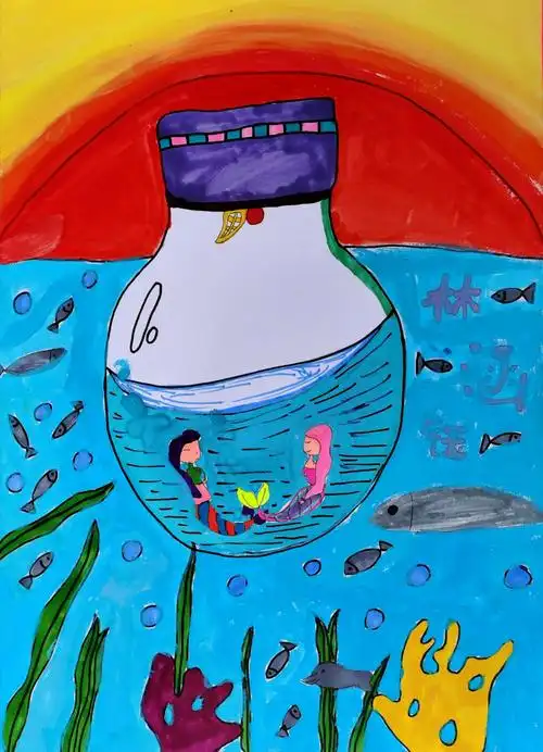 林涵钰作品《漂流瓶》