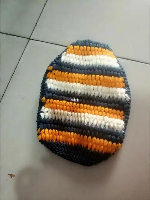 纯手工钩织电动车坐垫