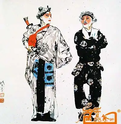 名家 刘洪麟 人物 - 《三岔口》之任堂惠 刘丽华