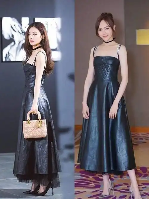 女明星撞衫太尴尬,一对比就出分晓,好气质还是比高颜值更重要