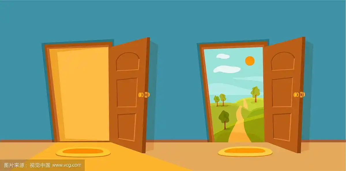 开门卡通多彩