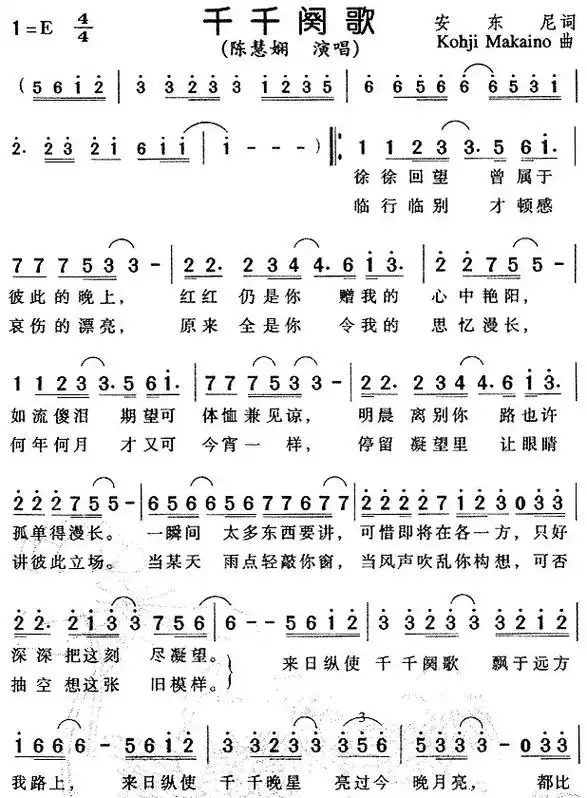 千千阙歌#笛子 #简谱 #笛子 #千千阙歌 - 抖音