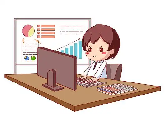 白色卡通3d立体会议培训的小人元素3d小人元素穿着蓝色衬衫和米色裤子