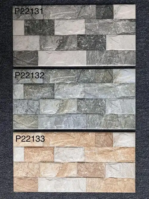 外墙瓷砖乡村家用别墅仿古蘑菇石200x400文化石室外砖庭院围墙砖t5