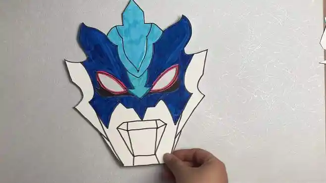 自制托雷基亚奥特曼面具,快来一起做吧!-母婴亲子视频-搜狐视频