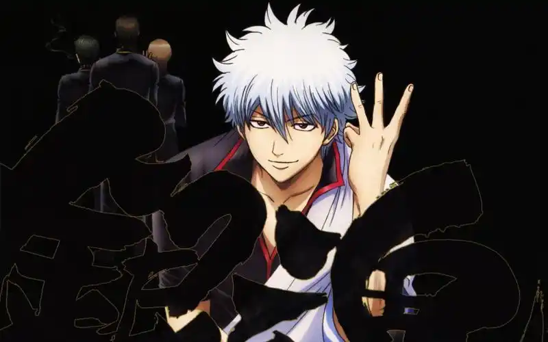 日本动漫《银魂》坂田银时高清电脑桌面壁纸下载3