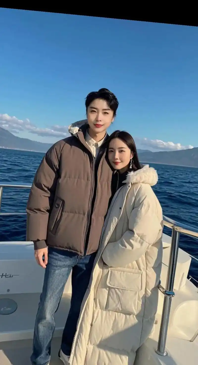 女生男相 💃我也把自己拍成俩个人哦🌷只为自己开心哈🌹好