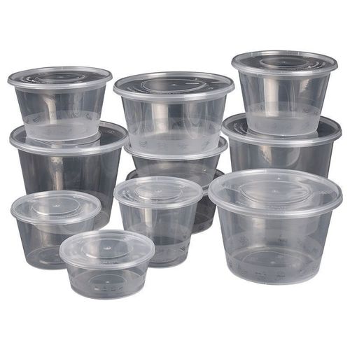 奥德鑫一次性pp餐盒700ml白色圆形整箱视频