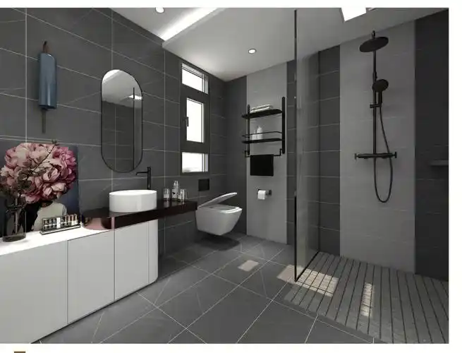 卫生间瓷砖装修选材区