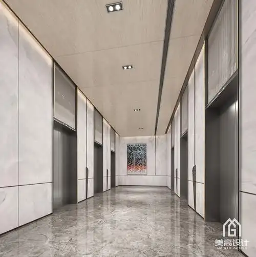 商业空间装修效果图-电梯间