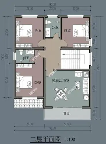 户型设计方面也非常好,进门是一个堂屋,同时也起到了玄关的阻隔作用.