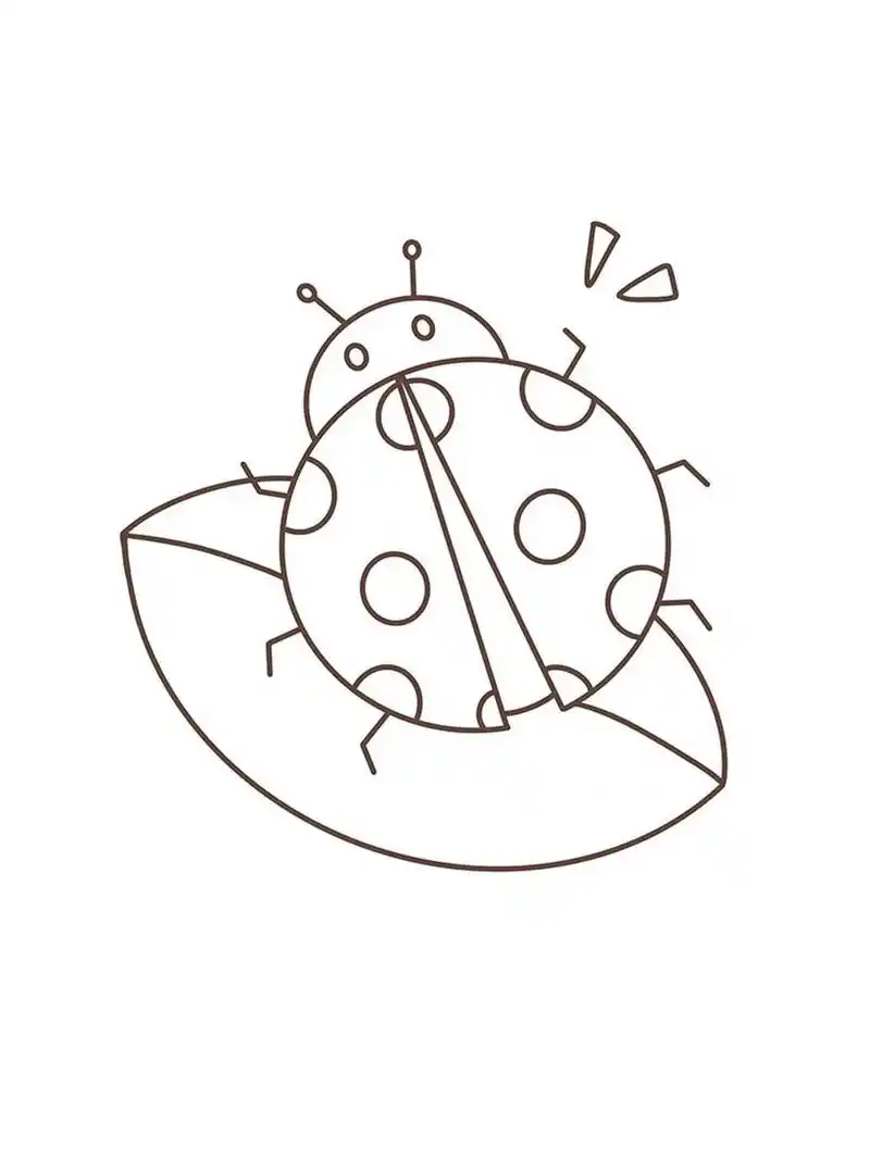 好看的七星瓢虫94简笔画