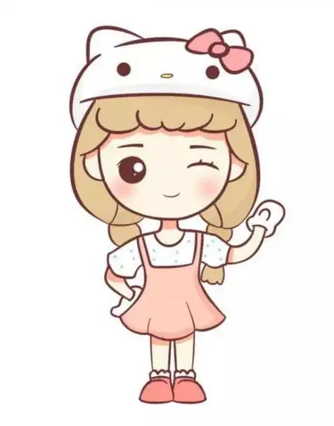 可爱的简笔画小女孩by土豆奇奇-agnes长发女孩的简笔画详细步骤教程9