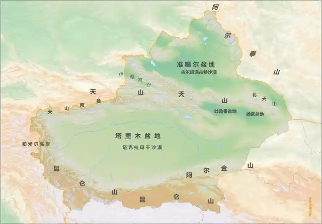 「中国地理」高中地理老师带你,5分钟了解新疆地形地貌气候水文