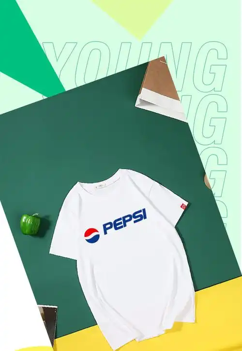 2021品牌特价可口可乐联名衣服男女同款短袖t恤系列宽松学生情侣装