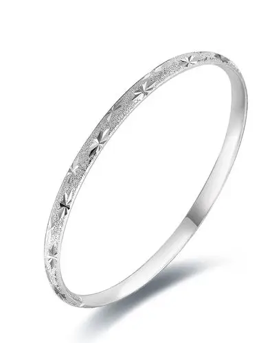 s990纯银满天星银手镯约12克