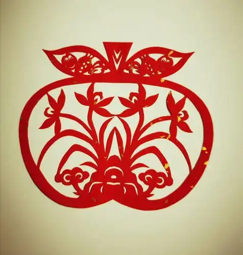 石榴的剪纸作品 手工剪纸图片大全简单-普车都