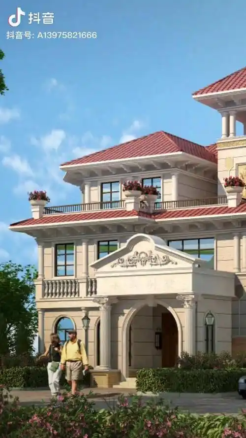 三层复式楼豪华别墅你值得拥有占地280平米别墅设计别墅豪宅别墅装修