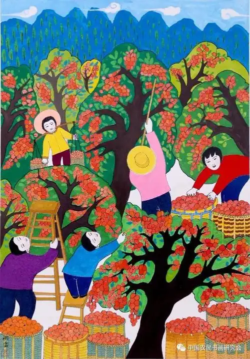 庆丰收 感党恩——2021中国农民丰收节全国农民书画云展(十一)