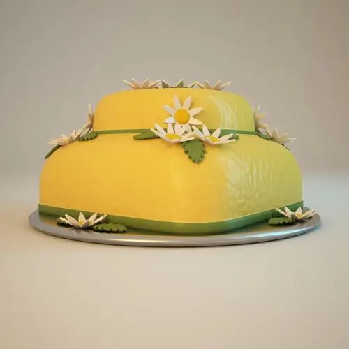 蜂蜜蛋糕3d模型