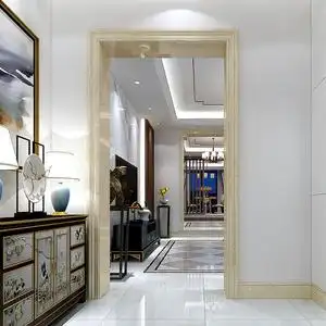 蚂蚁哥 大理石入户门套包边阳台垭口背景墙造型飘窗平板线条装饰