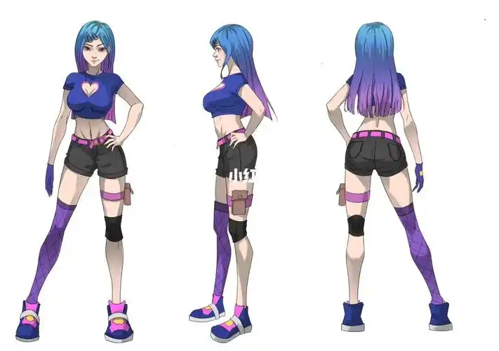 角色设计77三视图