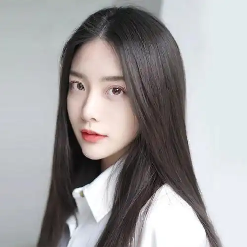 假发女中分黑长直发无刘海发化纤发丝全头套一件代发厂家