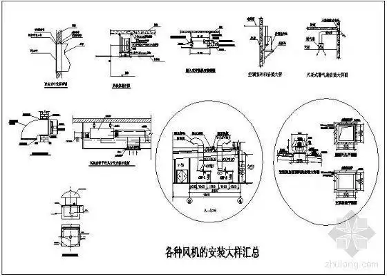 分享屋顶风机风机安装大样图资料下载