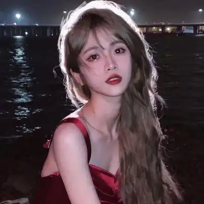 霸气长发女生头像图片