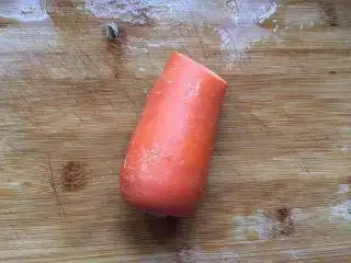 黄瓜炒胡萝卜,胡萝卜半根就够了